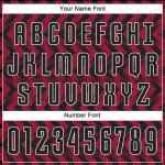 Maglia da calcio personalizzata Crimson Black-White Sublimation